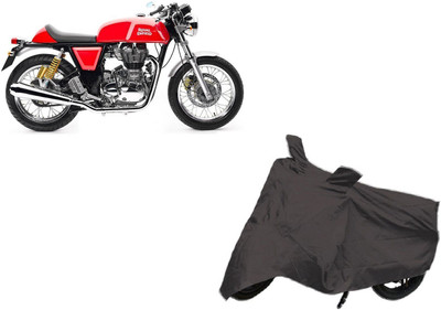 THE REAL ARV Two Wheeler Cover for Royal Enfield(Continental GT, Grey)