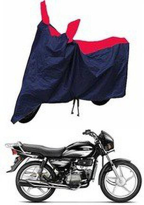 KEDIT Two Wheeler Cover for Hero(Splendor, Red, Blue)