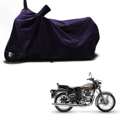 SMDP Two Wheeler Cover for Royal Enfield(Bullet 500, Blue)