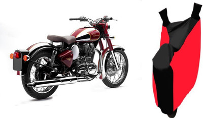 THE REAL ARV Two Wheeler Cover for Royal Enfield(Classic 350, Red, Black)