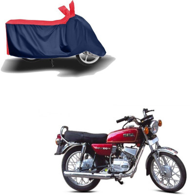 KEDIT Two Wheeler Cover for Yamaha(RX 100, Red, Blue)