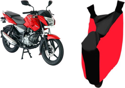 THE REAL ARV Two Wheeler Cover for Bajaj(Pulsar, Red, Black)