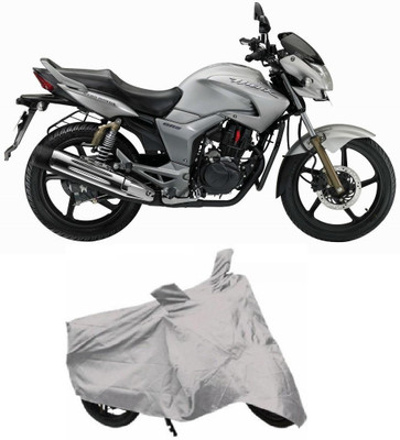 THE REAL ARV Two Wheeler Cover for Hero(Hunk, Silver)