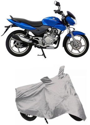 Mdstar Waterproof Two Wheeler Cover for Bajaj(DTS-i, Silver)