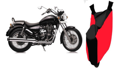 THE REAL ARV Two Wheeler Cover for Royal Enfield(Thunderbird 350, Red, Black)