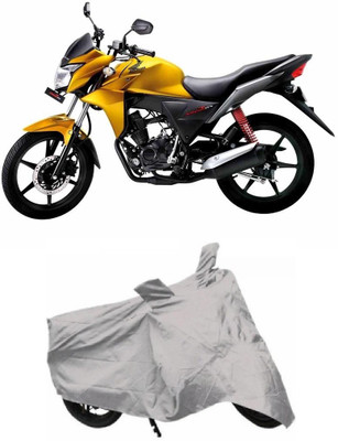 THE REAL ARV Two Wheeler Cover for Honda(CBF, Silver)