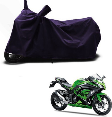SMDP Two Wheeler Cover for Kawasaki(Ninja 300, Blue)