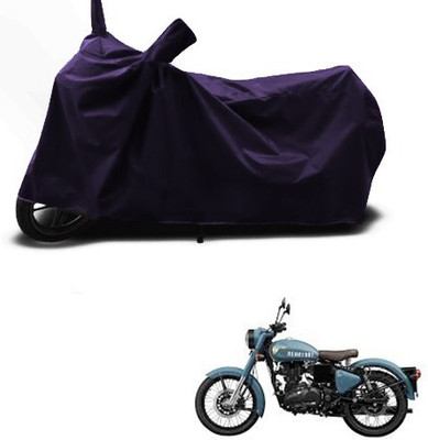 SMDP Two Wheeler Cover for Royal Enfield(Classic 350, Blue)