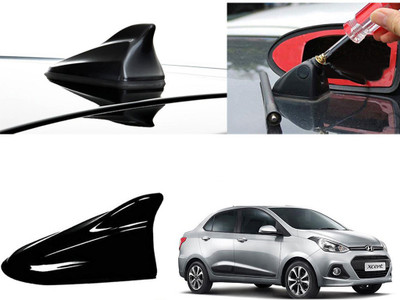 Shop Buy Shark Fin Roof top Signal Receiver for Hyundai Xcent 2016 Black Car Antenna Shark Fin Roof top Signal Receiver for Hyundai Xcent 2016 Black Car Antenna Satellite Vehicle Antenna