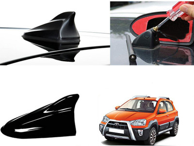 Shop Buy Shark Fin Roof top Signal Receiver for Toyota Etios Cross Black Car Antenna Shark Fin Roof top Signal Receiver for Toyota Etios Cross Black Car Antenna Satellite Vehicle Antenna