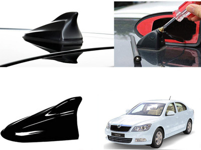 Shop Buy Shark Fin Roof top Signal Receiver for Skoda Laura Black Car Antenna Shark Fin Roof top Signal Receiver for Skoda Laura Black Car Antenna Satellite Vehicle Antenna