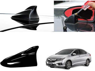 Shop Buy Shark Fin Roof top Signal Receiver for Honda City 2020 Black Car Antenna Satellite Vehicle Antenna