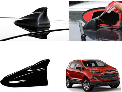 Shop Buy Shark Fin Roof top Signal Receiver for Ford Ecosport Black Car Antenna Shark Fin Roof top Signal Receiver for Ford Ecosport Black Car Antenna Satellite Vehicle Antenna