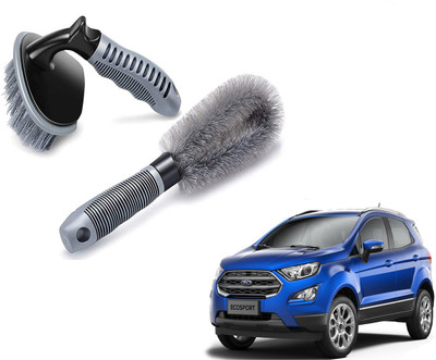 ABS AUTO TREND Plastic Vehicle Washing  Tyre Cleaner Brush(Pack Of 2)