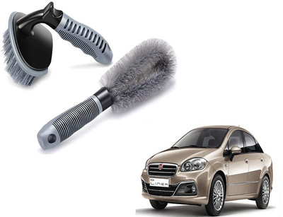 ABS AUTO TREND Plastic Vehicle Washing  Tyre Cleaner Brush(Pack Of 2)