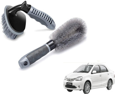 ABS AUTO TREND Plastic Vehicle Washing  Tyre Cleaner Brush(Pack Of 2)