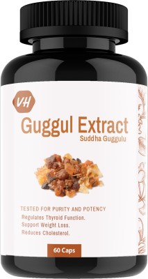 Vitaminhaat Guggul Extract Suddha Guggulu for Health 60 Capsules(60 Capsules)