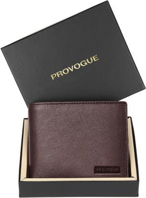 PROVOGUE Men Casual, Evening/Party, Formal, Travel Brown Genuine Leather Wallet(5 Card Slots)