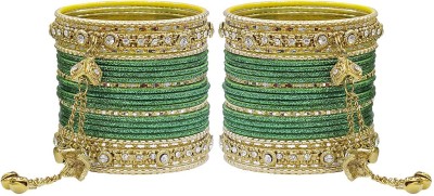 GLINT STORE Alloy Bangle Set(Pack of 2)