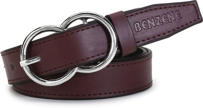 Benzene Women Brown Artificial Leather Belt
