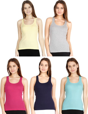 LUX cozi Women Camisole(Pack of 5)