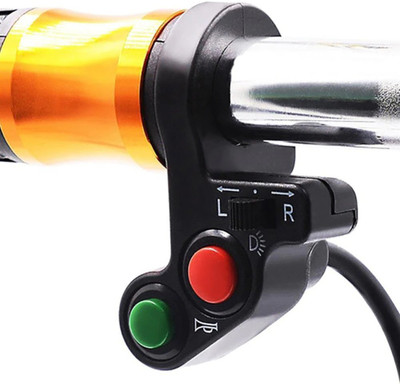SRPHERE 3 in 1 Motorcycle Headlight Horn Turn Signal Light Indicator Control Switch 3 Car Dash Switch Panel(12 V)