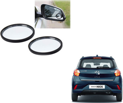ROYAL AUTO MART Manual Blind Spot Mirror, Rear View Mirror, Dual Mirror For Hyundai Grand i10, Universal For Car(Right, Left, Center)