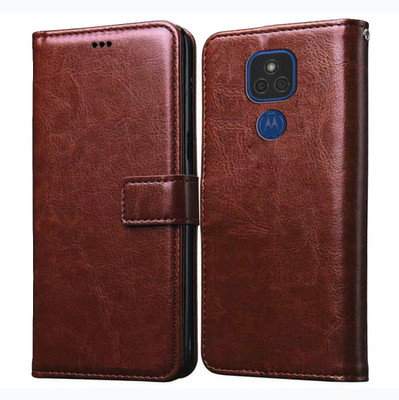 Flipkart SmartBuy Back Cover for Motorola Moto G9(Brown, Pack of: 1)