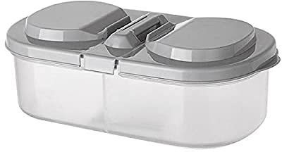 JIG'sMART Plastic Utility Container  - 600 ml(Pack of 2, Grey)