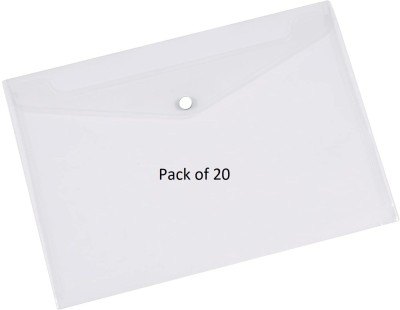 SHINING ZON Button Folder Button Folder(Set Of 20, Transparent)