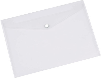 SHINING ZON Button File Folder Document File(Set Of 65, Transparent)