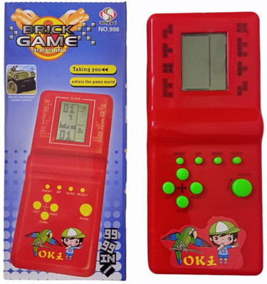 Swikaar Brick Game 9999 in 1 Video Game for Birthday Return Gift Boys-Girls AZ3 Handheld Gaming Console(Red)