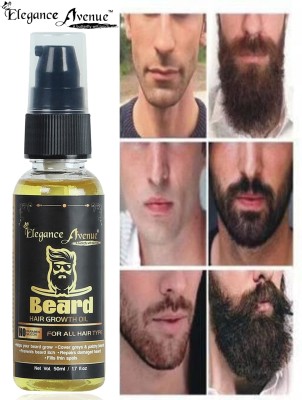 Elegance Avenue Beard Oil, 50 ml ( Better Beard Growth ) - SLS & Parabean Free. Hair Oil(50 ml)