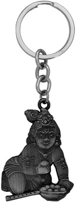 Sullery Hindu Lord God Bal Shree Krishna Double Side Keyring SulleryKey202230 Key Chain