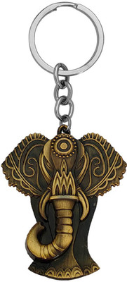 M Men Style Elephant Head Ganesha Keychain and Keyring Gift Key Chain