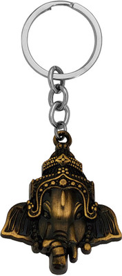 Shiv Jagdamba ord Shiv Shree Ganesh Gajanan Ganapati Double Side Keychain and Keyring Gift Key Chain