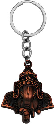 Shiv Jagdamba ord Shiv Shree Ganesh Gajanan Ganapati Double Side Keychain and Keyring Gift Key Chain