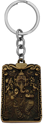 M Men Style Shree Shiv Putra Shree Ganesh Double Side Keychain and Keyring Gift Key Chain