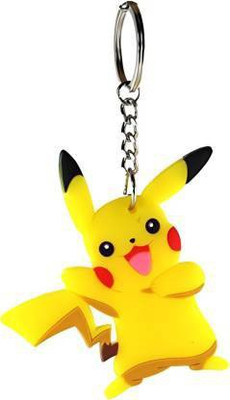 Deethyas Fashion Pokémon Pikachu Double Side View Quality Rubber Key Chain