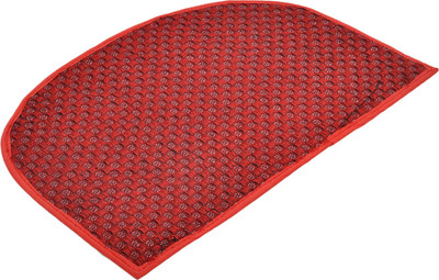 KUBER INDUSTRIES Rubber Door Mat(Red, Free)