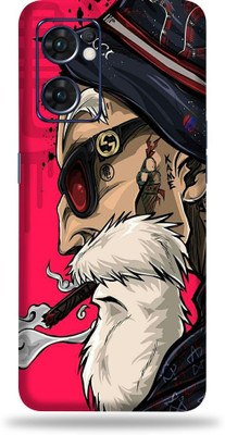 OggyBaba Oppo Reno 7 Mobile Skin(Kame Illustrate Multicolor Skin With Ultra Matte Finish)