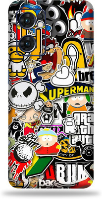 OggyBaba Oppo Reno 7 Mobile Skin(Sticker Bombing Multicolor Skin With Ultra Matte Finish)