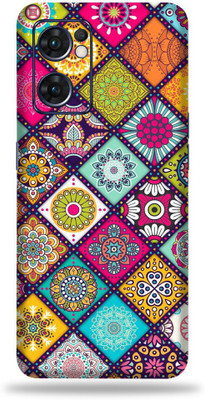 OggyBaba Oppo Reno 7 Mobile Skin(Print Art Multicolor Skin With Ultra Matte Finish)