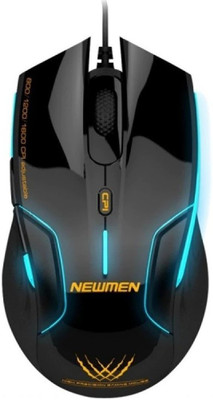 Rocketek Newmen N500 Gaming Mouse Wired Ambidextrous Optical  Gaming Mouse(USB 3.0, Black)
