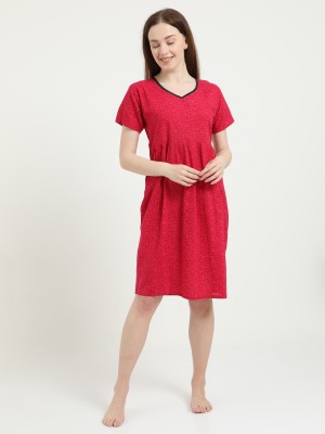 RnP Women Nightshirts(Red)