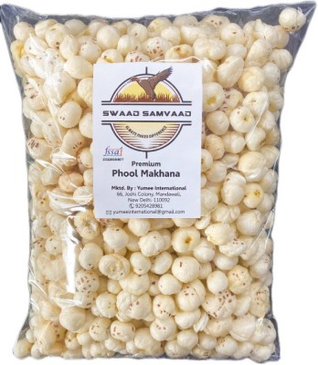 SWAAD SAMVAAD Phool Makhana/ Fox Nut / Lotus Seed /Mithila Makhaan Lotus Seeds(Makhana)(100 g)