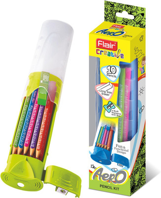 Flair Creative Aero Pencil Kit Pencil(Set of 12, Multicolor)