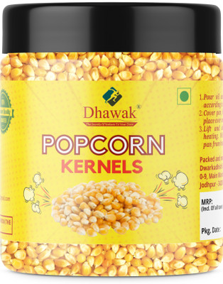 Dhawak Popcorn Kernel Seeds Makki Dana Extra Soft Unpopped Corn Raw Popcorn Kernels Popcorn(400 g)