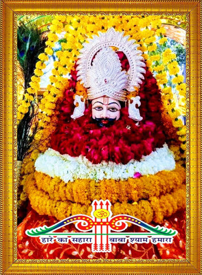 CRAFTSCORNER Khatu shyam ji maharaj Religious Frame