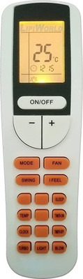 V4 Gadgets Compatible for Bluestar AC Remote Remote Controller(black-white)